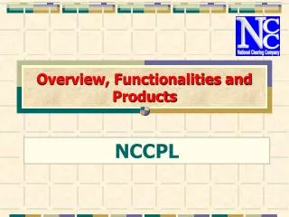 Overview, Functionalities and Products