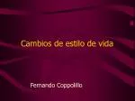 Cambios de estilo de vida - slide 1