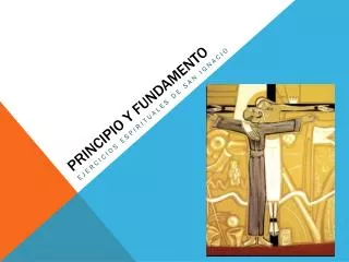 principio y fundamento
