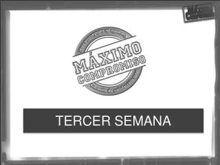 tercer semana