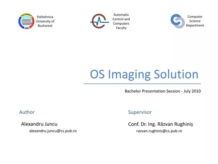 os imaging solution