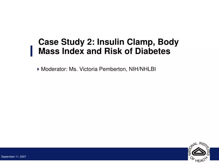 case study 2 insulin clamp body mass index and risk of diabetes
