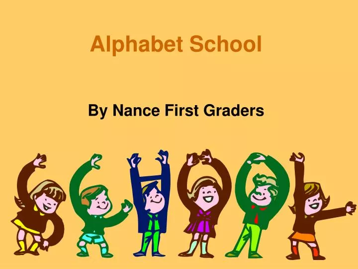 alphabet school