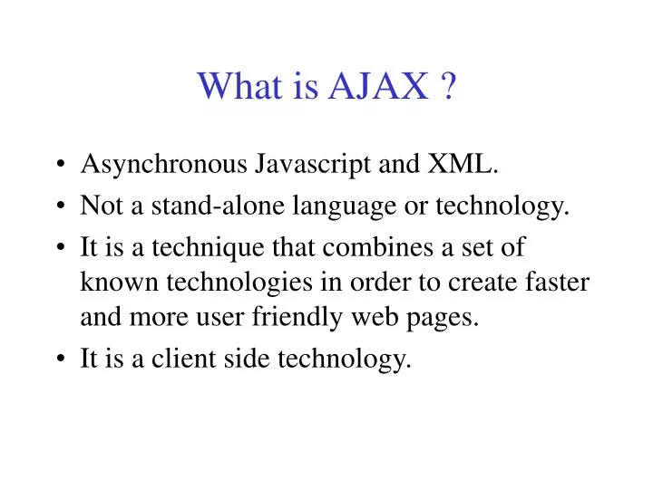 what is ajax