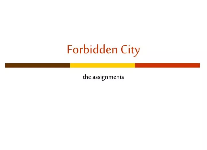 forbidden city