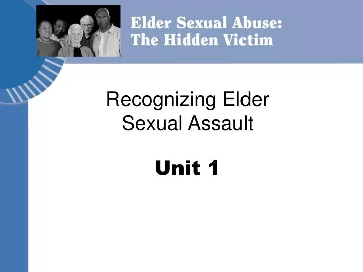recognizing elder sexual assault
