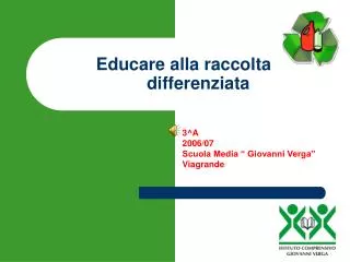 educare alla raccolta differenziata