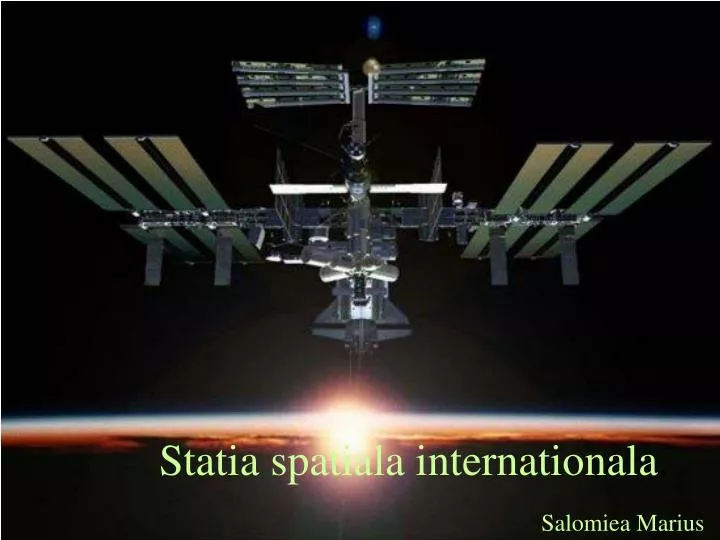 statia spatiala internationala