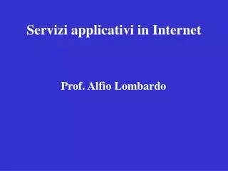 servizi applicativi in internet