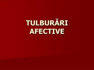 tulbur ri afective