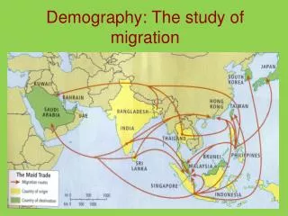 Demography: The study of migration