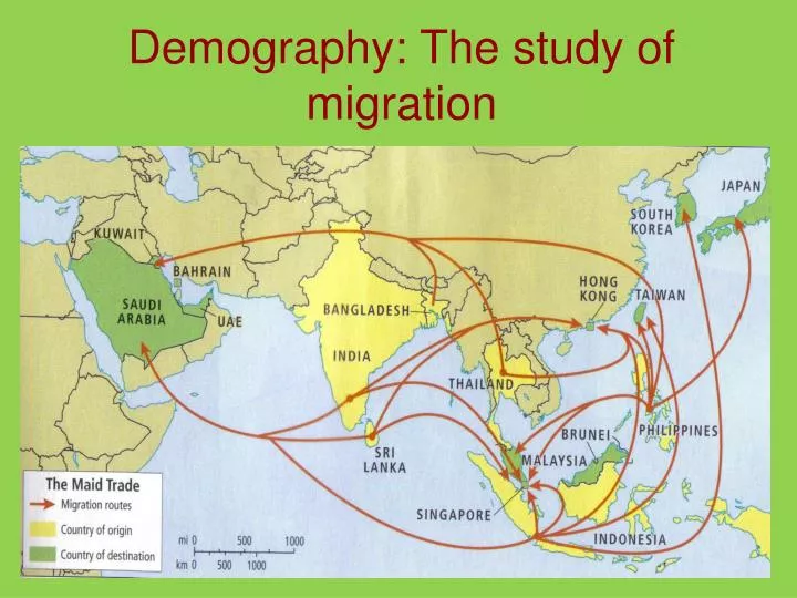 demography the study of migration
