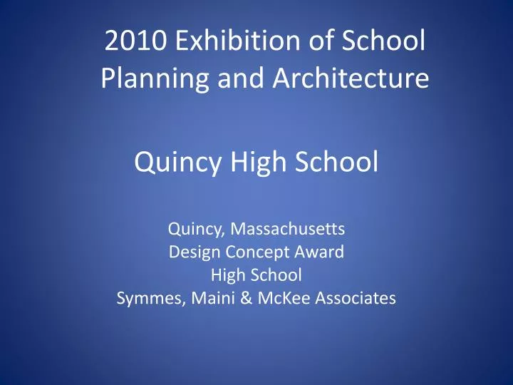 quincy high school