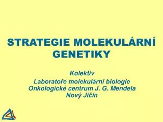 strategie molekul rn genetiky