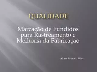 qualidade