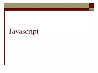 javascript