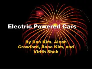 Electric Powered Cars