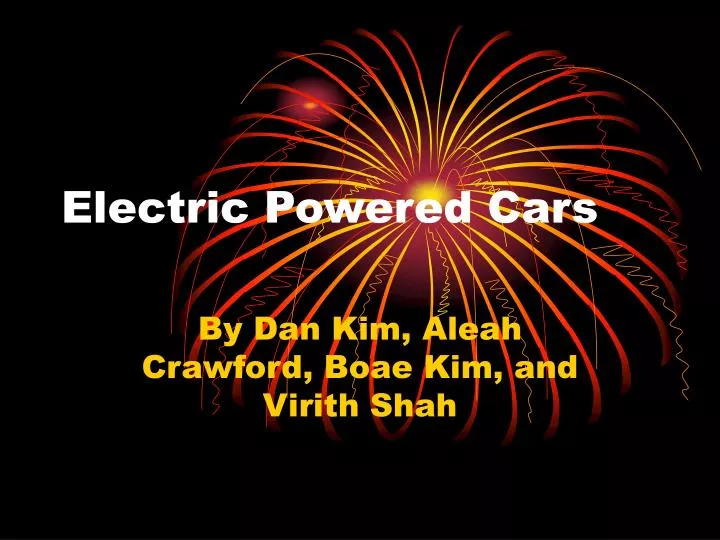 electric powered cars