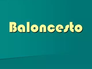baloncesto