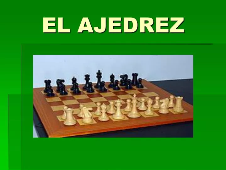 PPT - El juego del ajedrez PowerPoint Presentation, free download