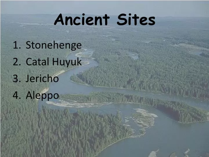 ancient sites