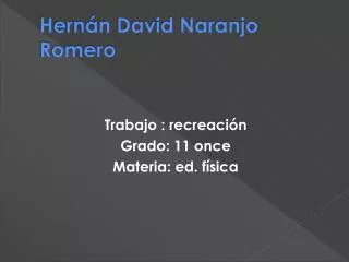 hern n david naranjo romero