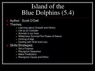 Island of the Blue Dolphins (5.4)