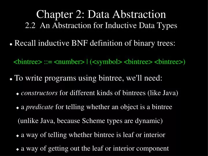 chapter 2 data abstraction 2 2 an abstraction for inductive data types