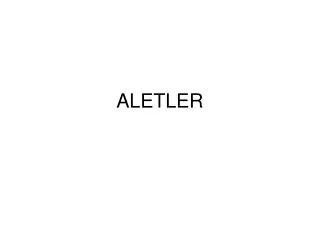 aletler