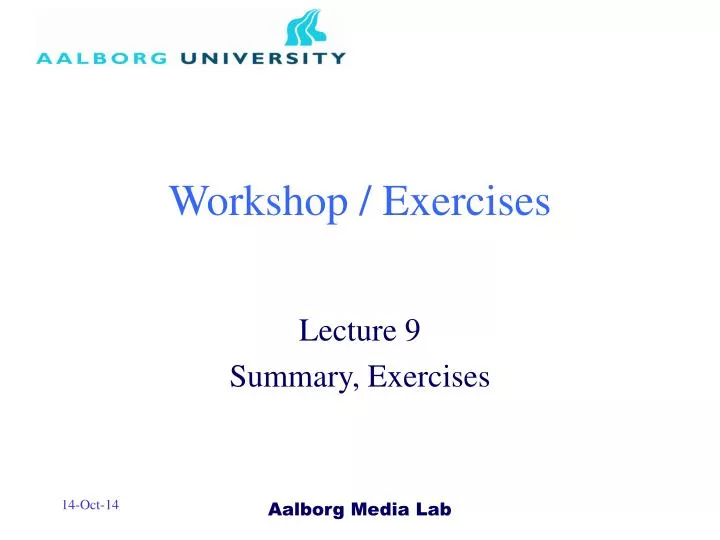 workshop exercises