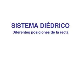 sistema di drico