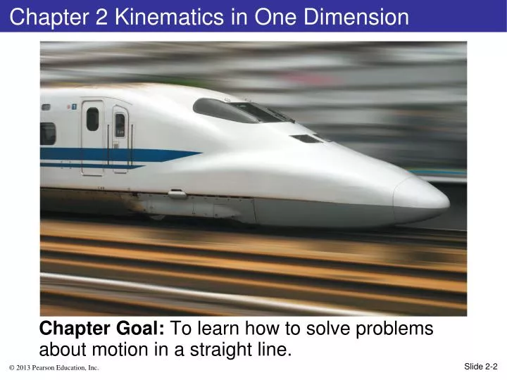 chapter 2 kinematics in one dimension