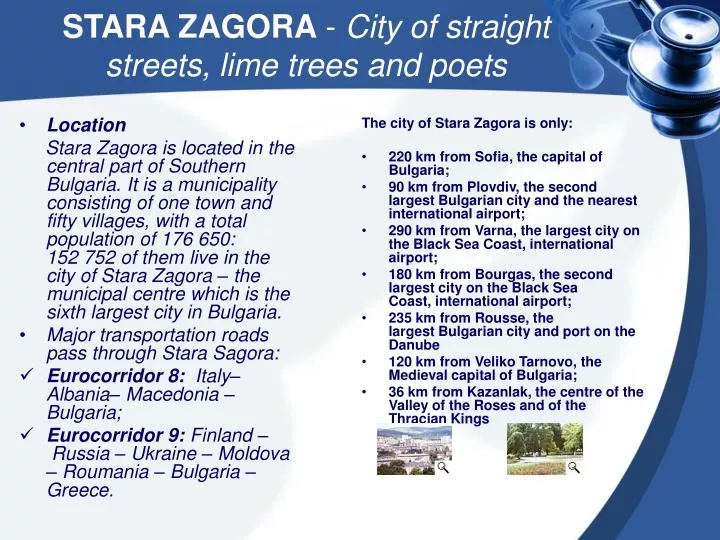 stara zagora c ity of straight streets lime trees and poet s