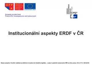 institucion ln aspekty erdf v r