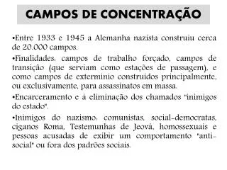 campos de concentra o