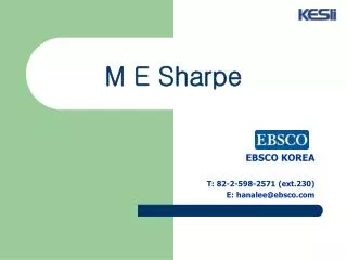 m e sharpe