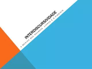 interdiscursividade