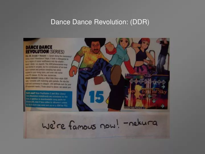 dance dance revolution ddr