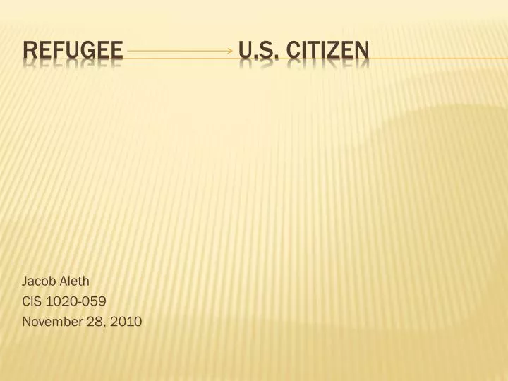 refugee u s citizen