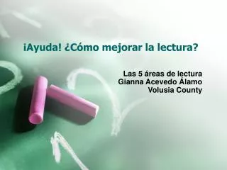 ayuda c mo mejorar la lectura