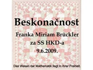 beskona nost