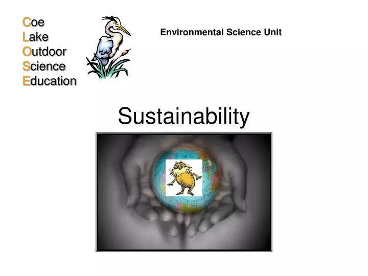 sustainability