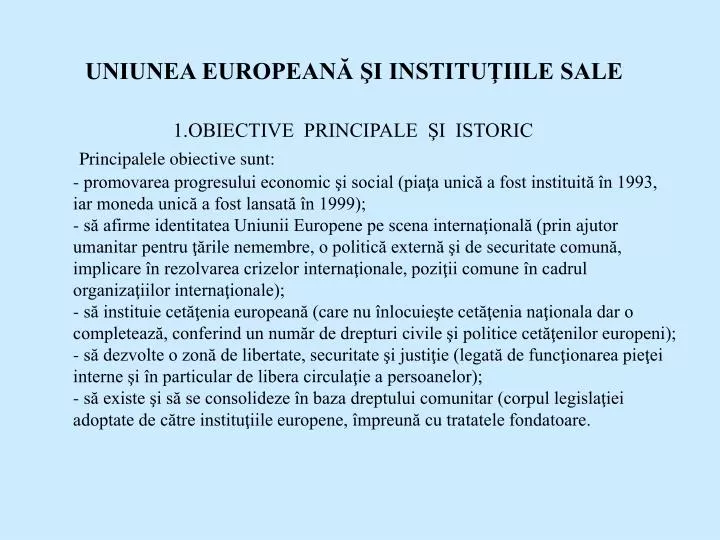 uniunea european i institu iile sale