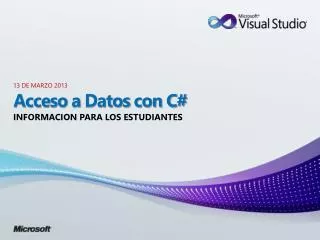acceso a datos con c