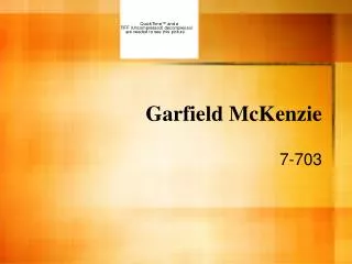 Garfield McKenzie