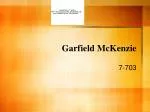 Garfield McKenzie - slide 1