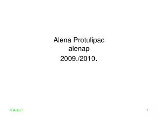 alena protulipac alenap 2009 2010