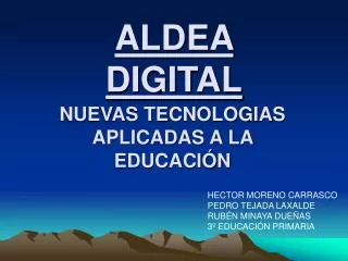 aldea digital
