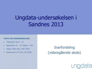 ungdata unders kelsen i sandnes 2013