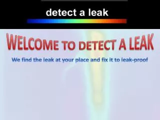 Detect a Leak